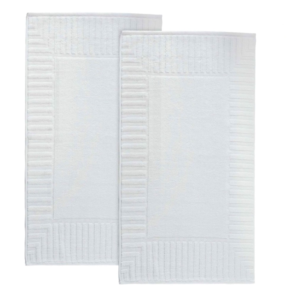 New Enchante Home 2 (Two) Turkish Cotton Bath Mats